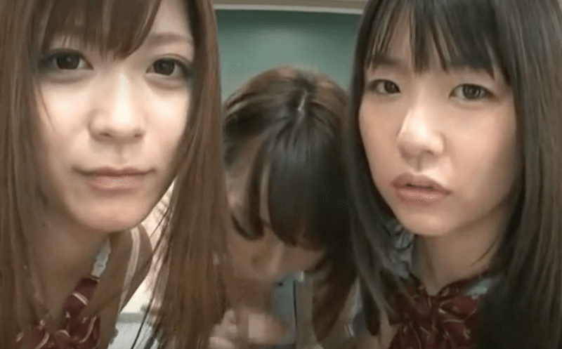 【さとう遥希・つぼみ・平野あおい】巨乳ギャル女子校生3人♡と男1人が一夫多妻的4P乱交ハーレムエッチww